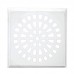 GRELHA 10CM PVC QUADRADA BRANCA MULTILIT 11288