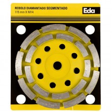 23671 - REBOLO DIAMANTADO SEGMENTADO 115MM X M14 EDA 0QC