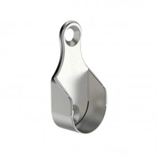 23662 - SUPORTE CABIDEIRO OBLONGO OVAL ZAMAK CROMADO PACOTE COM 20 PEÇAS