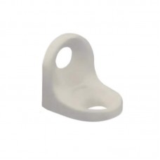 23665 - SUPORTE PRATELEIRA 2 FUROS ZAMAK BRANCO PACOTE COM 100 PEÇAS