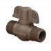 REGISTRO DE ESFERA PVC COM BORBOLETA 25MM ROSCÁVEL TIGRE 100002626