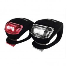 15337 - KIT 2 LANTERNAS LED PARA BIKE LUZ BRANCA (DIANTEIRA) E LUZ VERMELHA (TRASEIRA) BRASFORT 7864