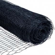 23720 - TELA GALINHEIRO MALHA 50MM DE PLÁSTICO PRETA 1M X 50M TECNYL REF. 1212