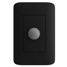 23724 - SENSOR DE PRESENÇA CONJUNTO EMBUTIR 4X2 PRETO SMART X-CONTROL APP BIVOLT EXATRON REF. LESP4000 XC P