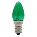 LÂMPADA CHUPETA INCANDESCENTE 7W 220V E14 VERDE BRASFORT 8504 