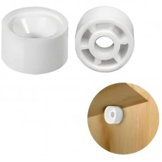 23706 - SUPORTE PRATELEIRA 10X15 PVC BRANCO 200PC