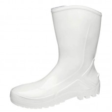 22088 - BOTA DE PVC VULCAFLEX BRANCA CANO MÉDIO COM FORRO INTERNO N° 38 MARLUVAS C.A. 42291