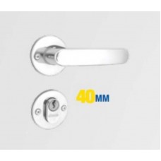 12587 - FECHADURA EXTERNA ROSETA INOX ALIANCA 2600/11