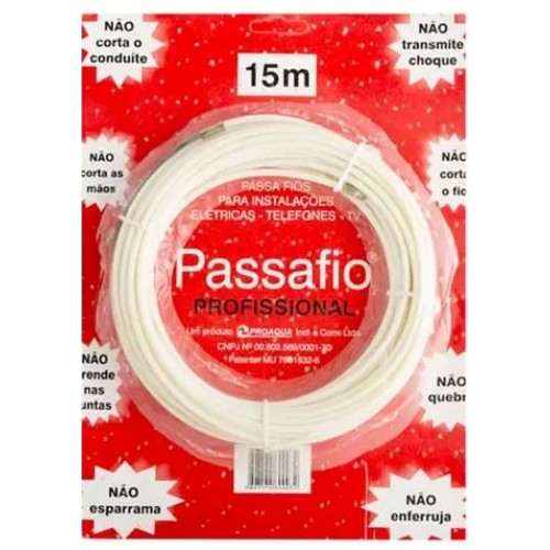 PASSAFIO 15MT PVC PROAQUA         CORTAG