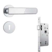 14138 - FECHADURA INTERNA 813/21 ROSETA REDONDA INOX STAM 