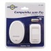 CAMPAINHA S/FIO 52 TOQUES PILHA/TOMADA 7891 BRASFORT